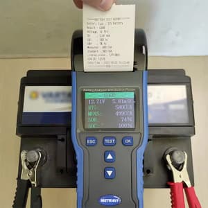 Metravi 100CCA - 2000CCA Battery Analyser with Built-in Printer, BT-900