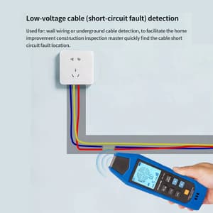 Metravi 33KHz Digital Cable Fault Locator With Pipe & Cable Tracer, PRO CFL-01A