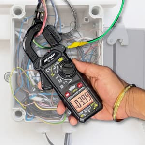 Metravi 3999 Counts Digital TRMS AC/DC Clamp Meter With Non Contact Voltage Detector, DT-230