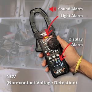 Metravi 6000 Count / 1000A Digital TRMS AC/DC Clamp Meter, DT-3250A
