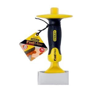 Stanley 75 x 215 mm FatMax (Brickset) Bolster Chisel With Guard, 4-18-327