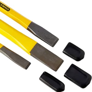 Stanley 3 Pcs Cold Chisel Set, 4-18-298