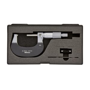 Mitutoyo 25  - 50 mm Outside Micrometer with Rachet Stop, 102-312