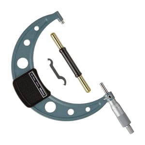 Mitutoyo 125 - 150 mm Outside Micrometer with Ratchet Stop, 103-142-10