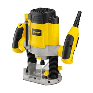 Stanley 8mm 1200W Variable Speed Plunge Router With 6 Router Bits, SRR1200-IN