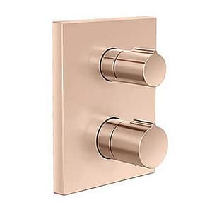 Kohler Autosense 235+ Thermostatic Recessed Bath & Shower Universal Trim In Rose Gold Finish, K-24431IN-9FP-RGD