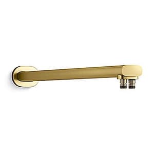 Kohler Statement Dual Function Wallmount Rainhead Arm In Brushed Bronze Finish, K-26324IN-BV