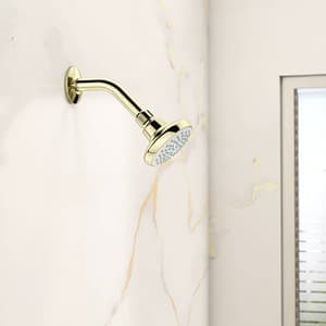 Kohler Complementary Wall Mount Shower Arm With Escutcheon In French Gold Finish, K-1061577IN-AF