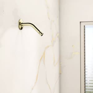 Kohler Complementary Wall Mount Shower Arm With Escutcheon In French Gold Finish, K-1061577IN-AF