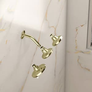 Kohler Complementary Wall Mount Shower Arm With Escutcheon In French Gold Finish, K-1061577IN-AF