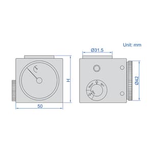 Insize 50 mm Zero Setter, 2397-502A