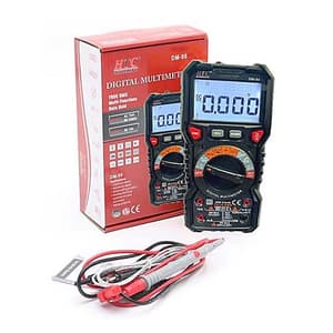 HTC 3-5/6 Digit / 6000 Count True RMS Digital Multimeter With Double Color Backlight & Dual LCD With Bargraph, DM-98