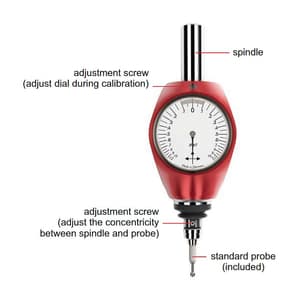 Insize ±1.0 mm Waterproof & Shockproof 3D Tester, 2840-3D