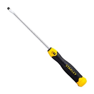 Stanley 200 mm (Blade Length) x 8 mm (Blade Dia) Cushion Grip Slotted Screwdriver, STMT60832-8