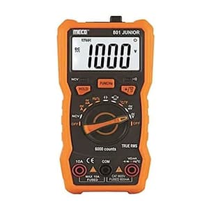 Meco 3% Digit / 6000 Count TRMS Autoranging Digital Multimeter With Holster & Magnet, 801 Junior