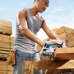 Bosch 184mm 1400W Professional Hand-Held Circular Saw, GKS 190