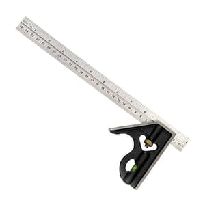 Kristeel 0 - 300 mm Combination Try & Metre Square (Hard Chrome Finish), 1516 B