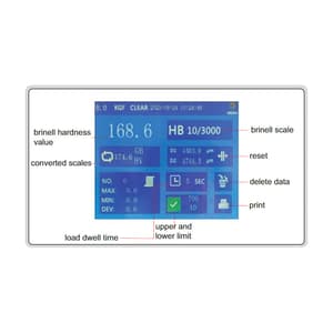 Insize 8 - 650 HBW Motorized Digital Brinell Hardness Tester (Automatic), HDT-MB710