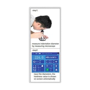 Insize 8 - 650 HBW Motorized Digital Brinell Hardness Tester (Basic Type), HDT-MBE320