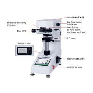 Insize 5 - 3000 HV Digital Micro-vickers Hardness Tester (Standard Type), HDT-MVH1100