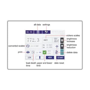 Insize 5 - 3000 HV Digital Micro-vickers Hardness Tester (Standard Type), HDT-MVH1100