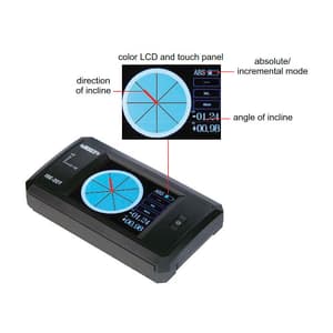 Insize ±30° Digital Level with Touch Panel, ISE-2DT