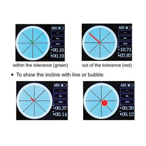 Insize ±30° Digital Level with Touch Panel, ISE-2DT