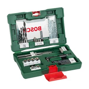 Bosch 41 Pcs V-Line Drill Bit & Screwdriver Bit Set with Angle Driver, 2 607 017 316