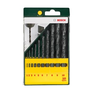 Bosch 10 Pcs HSS-R Metal Drill Bit Sets, 2 607 019 442