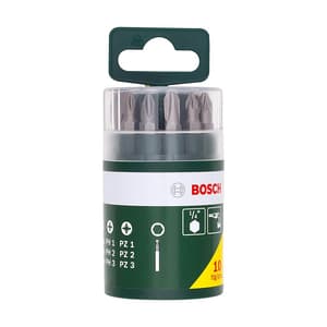 Bosch 10 Pcs Promoline Screwdriver Bit Round Set, 2 607 019 454