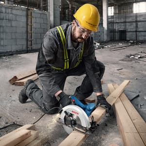 Bosch 184mm 1300W Professional Hand-Held Circular Saw, GKS 130