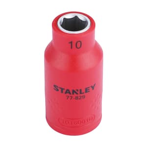 Stanley 12 mm, 1/2 Inch Sq.Drive Insulated Hex Socket (VDE), STMT77831-23B
