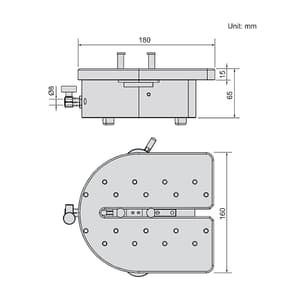 Insize 2 - 5N Universal Comparison Measuring Bench, 6848-145