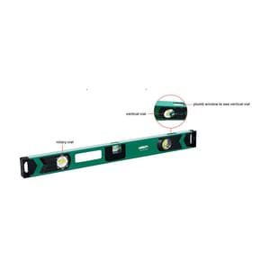 Insize 80 cm Aluminium Alloy Levels (With Rotary Vial), 4920-800