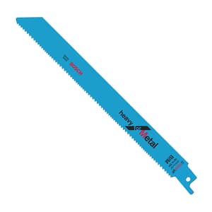 Bosch 200 mm Reciprocating Saw Blades Heavy For Metal (S 1025 VF), 2 608 656 265