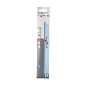 Bosch 225 mm Reciprocating Saw Blades Flexible For Metal (S 1122 EF), 2 608 656 020