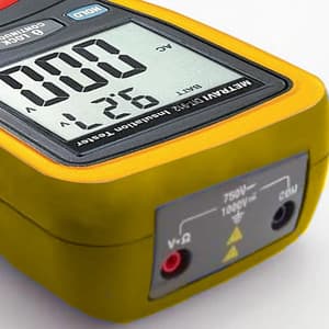 Metravi 250V - 1000V Digital Insulation Tester With Analog Bargraph, DIT-912