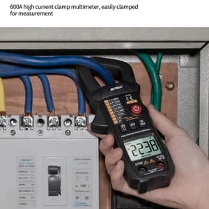 Metravi 3-5/6 Digit / 600A Digital TRMS AC/DC Clamp Meter, DT-115A