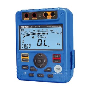Metravi 500V - 5000V Digital Insulation Resistance Tester With USB PC Interface, DIT-916