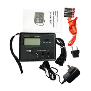 Metravi 500V / 1G Ohms Battery Cum Mains Operated Digital Insulation Resistance Tester, DIT-99C