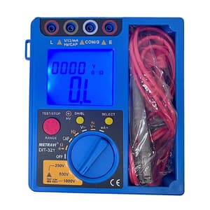 Metravi 1000V / 40G Ohms Digital Insulation Resistance Tester With Built-In Multimeter, DIT-321