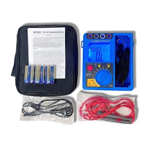 Metravi 1000V / 40G Ohms Digital Insulation Resistance Tester With Built-In Multimeter, DIT-321