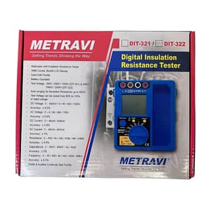 Metravi 1000V / 40G Ohms Digital Insulation Resistance Tester With Built-In Multimeter, DIT-321