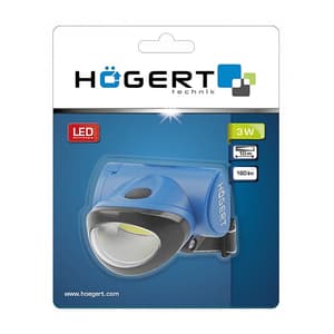 Hogert 3W LED Headlamp (Without Battery), HT1E420