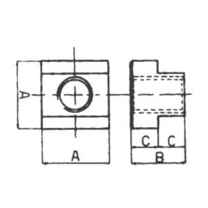 Apex 12 x M10 Steel T-Slot Nuts (Pack of 10 Pcs), 923-2
