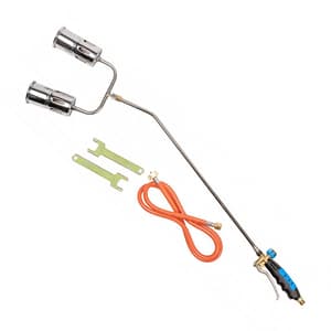 Hogert 1850° C / 110 kW Two-Nozzle Gas Soldering Kit (Long, Roofing Set), HT2C513