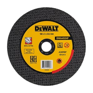 Dewalt 180 x 3 x 22.23 mm Metal Cutting Wheel, DWA4524F