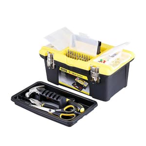 Stanley 16 Inch Heavy Duty Plastic Jumbo Tool Box, 1-92-905