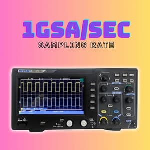Metravi 100MHz Dual Channel Digital Storage Oscilloscope (1GSa/Sec Sampling Rate), DSO-6100