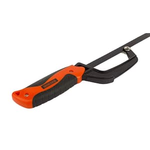Black+Decker 250 mm / 10 inch Bi-Mat Handle Mini Hacksaw, BDHT20345